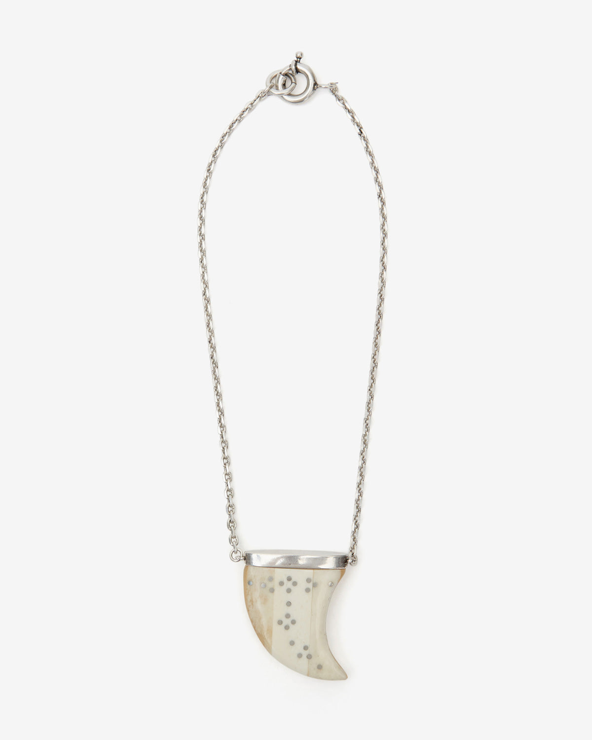 Collier ellen Woman Écru-argenté 2