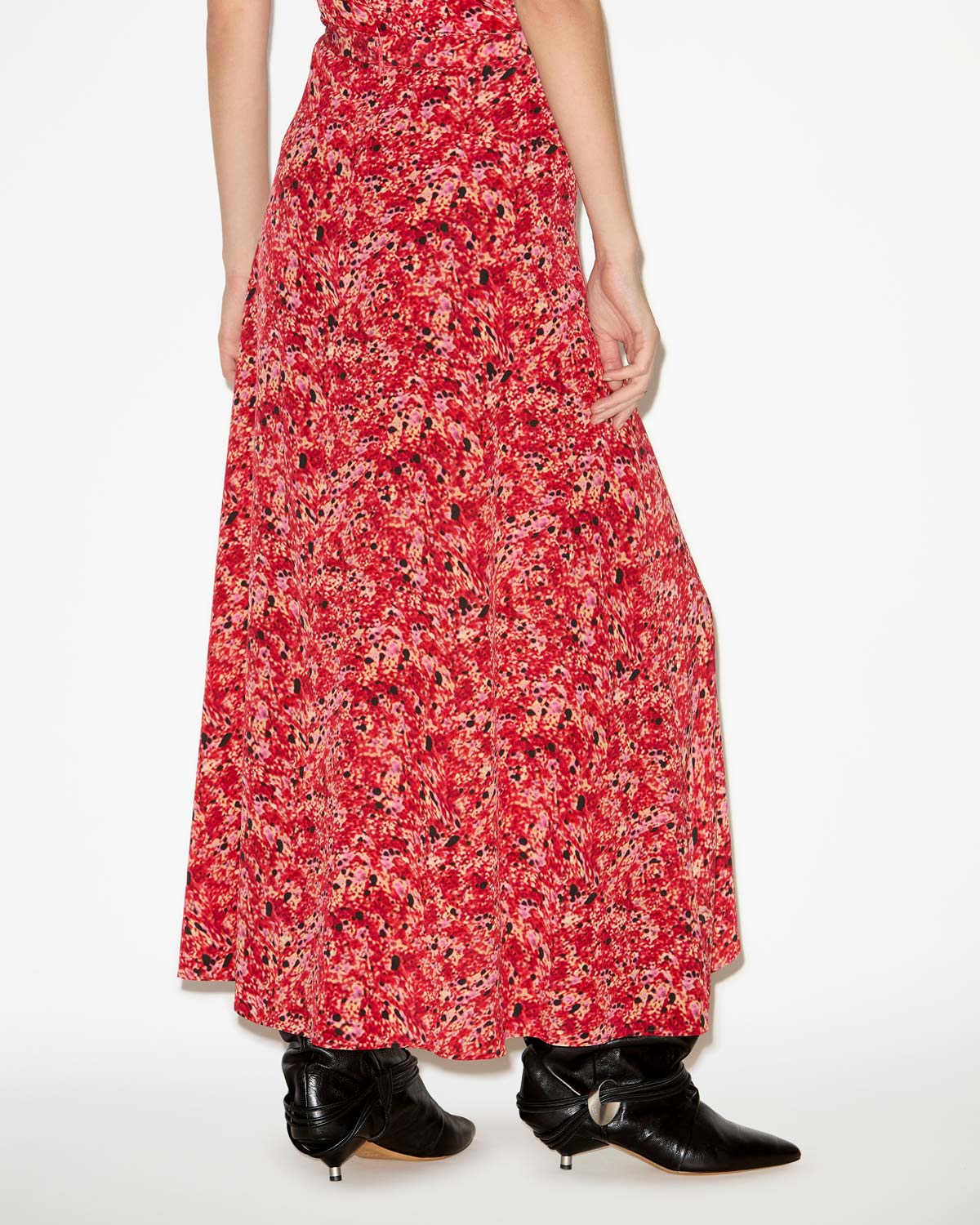 Sakura skirt Woman Red 3