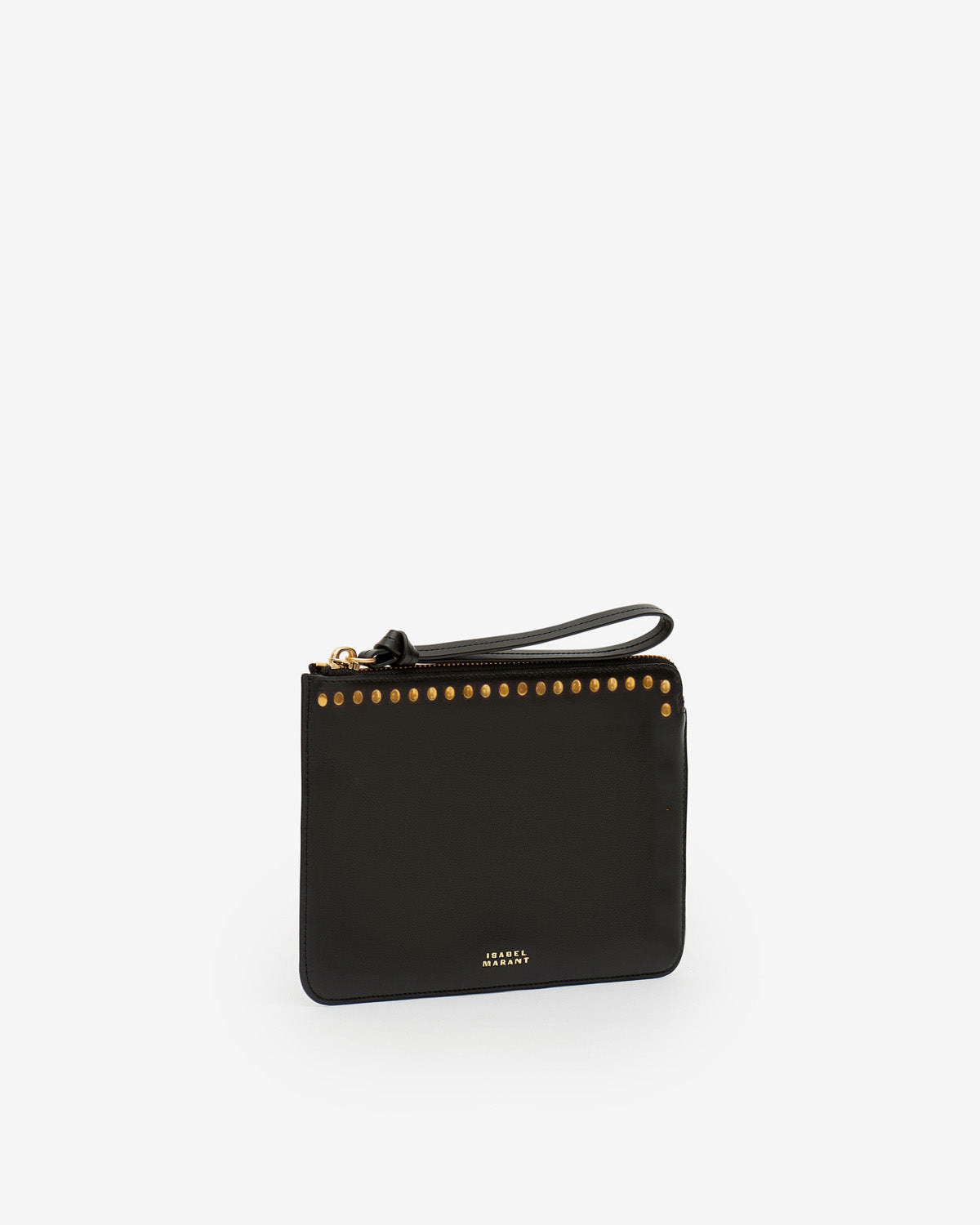 Pochette flat pouch in pelle - Nero - Woman - 5