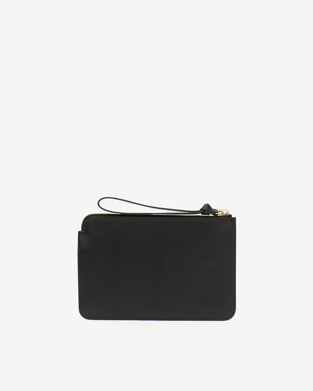 Pochette flat pouch in pelle - Nero - Woman - 2