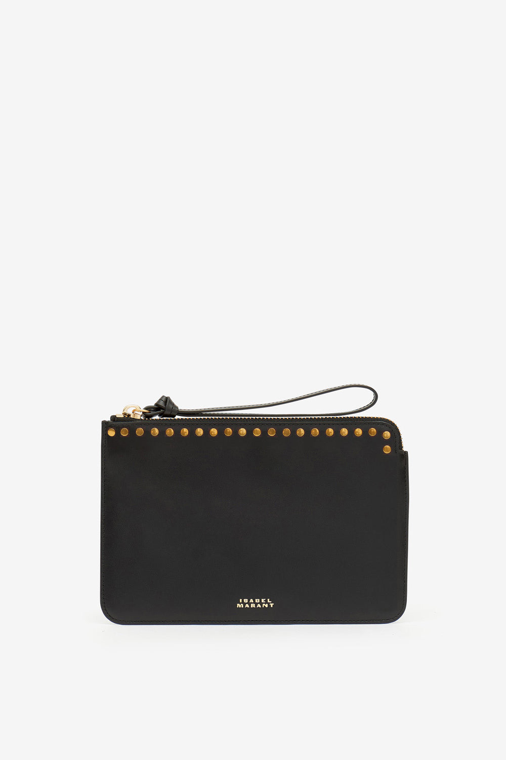 Flat pouch レザー クラッチバッグ - 黒 - Woman - 1