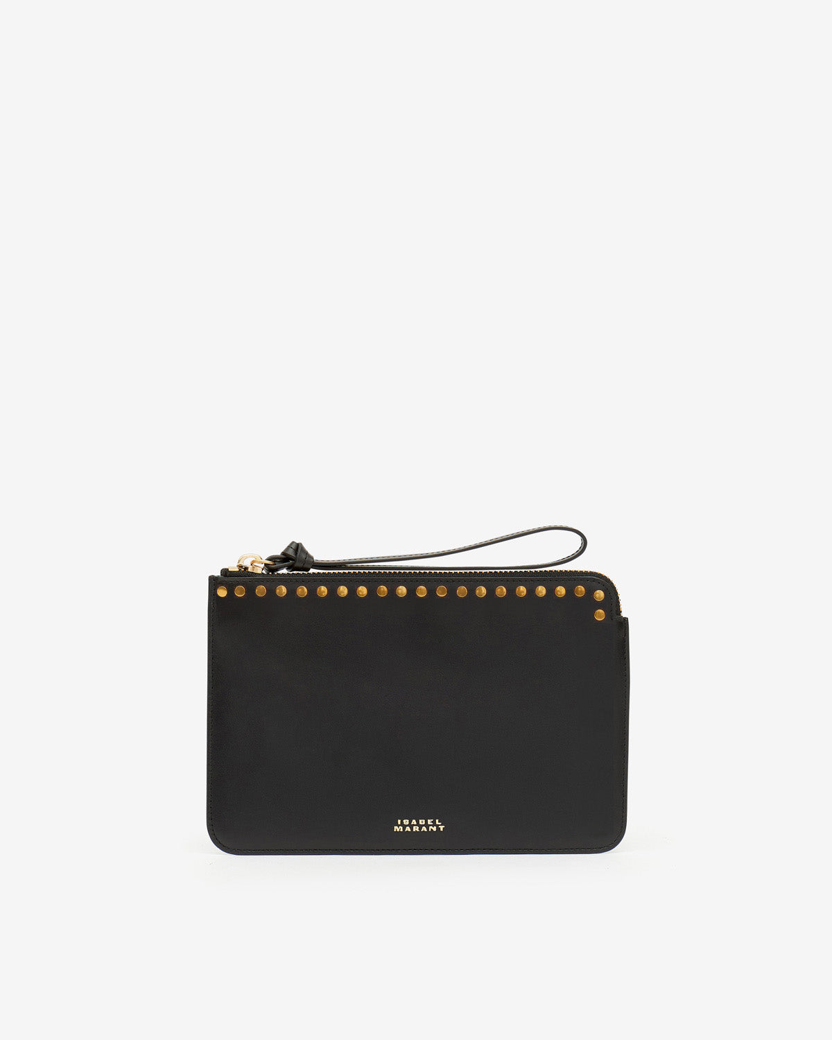 Pochette flat pouch in pelle - Nero - Woman - 1