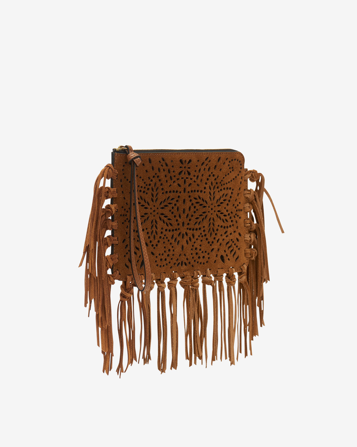 Clutch pouch Woman Cognac 1