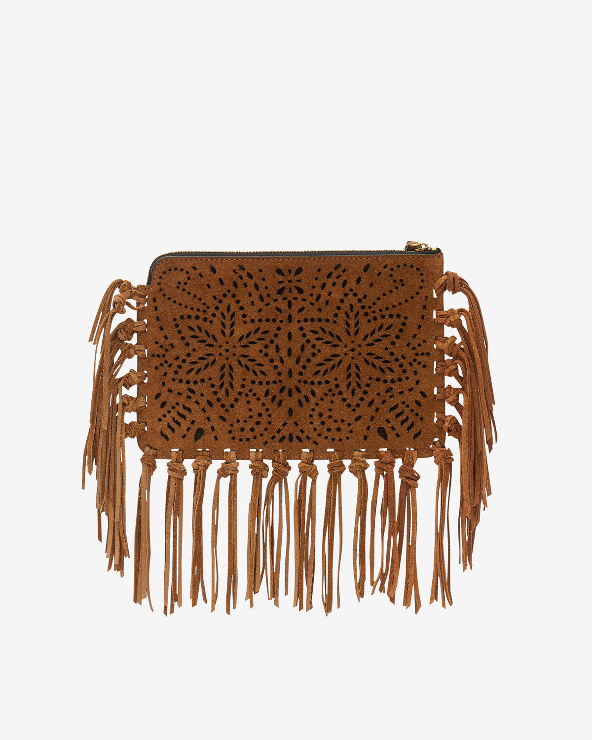 Clutch pouch Woman Cognac 2