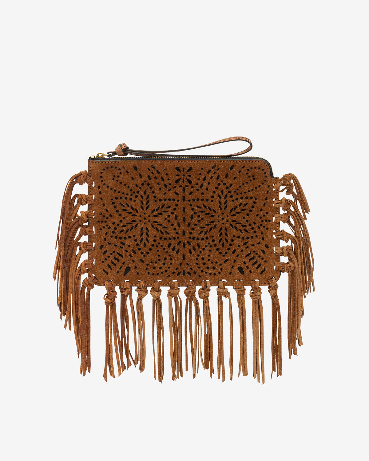 Clutch pouch Woman Cognac 3