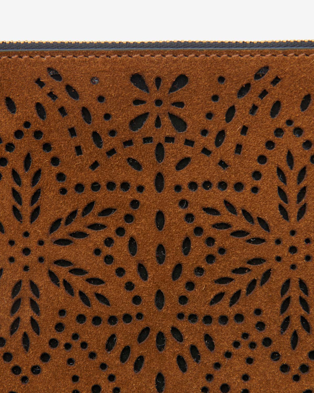 Clutch pouch Woman Cognac 2