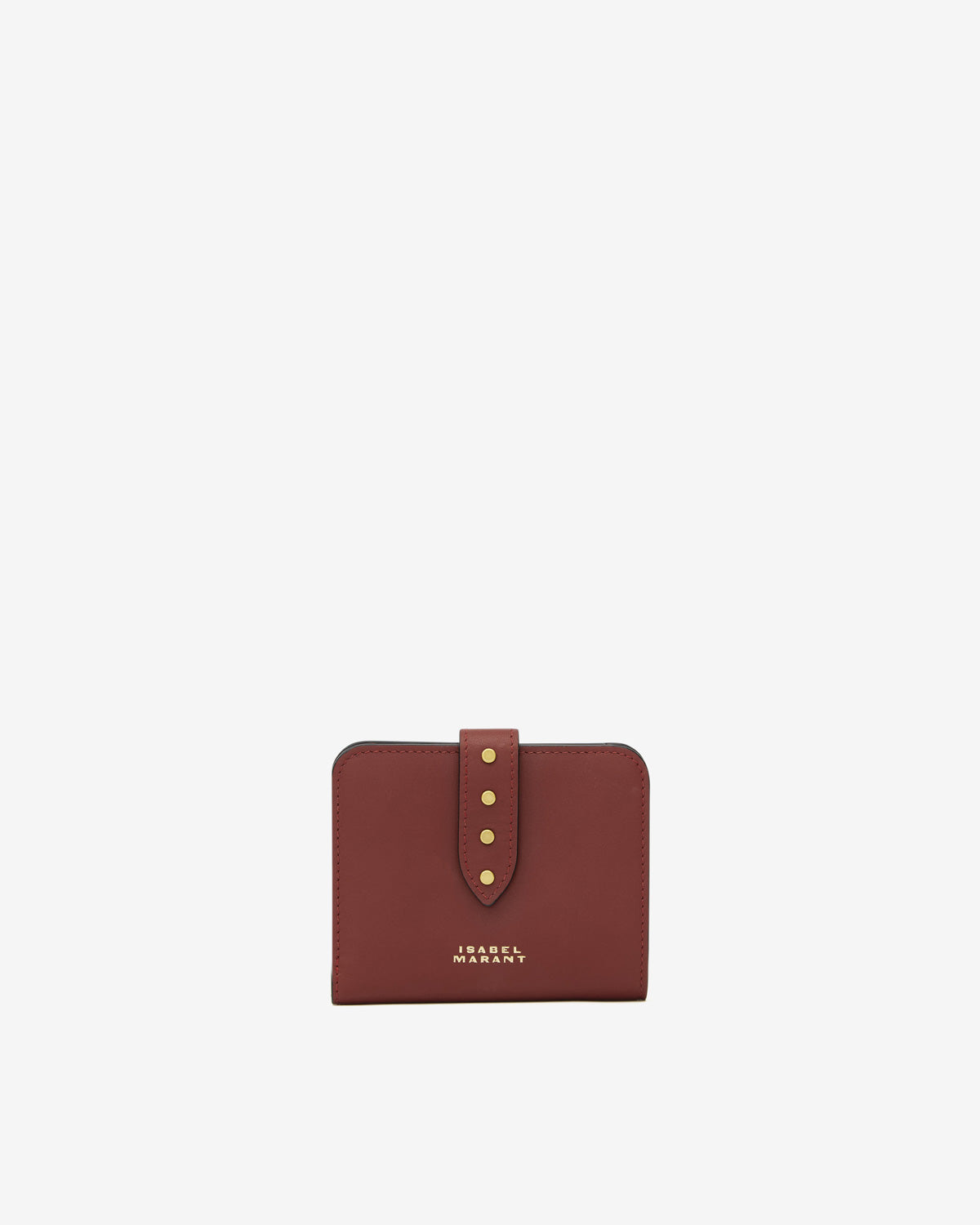 Portefeuille en cuir petite maroquinerie Woman Bordeaux 2