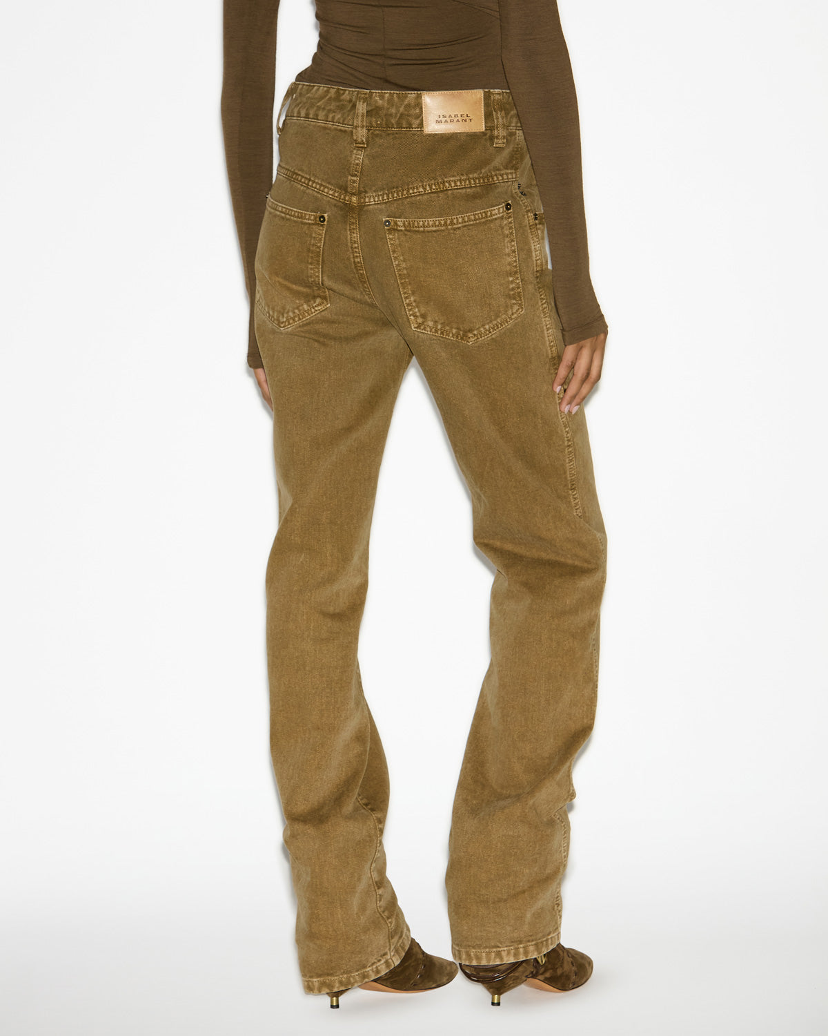 Pantaloni brinley Woman Bronzo 3