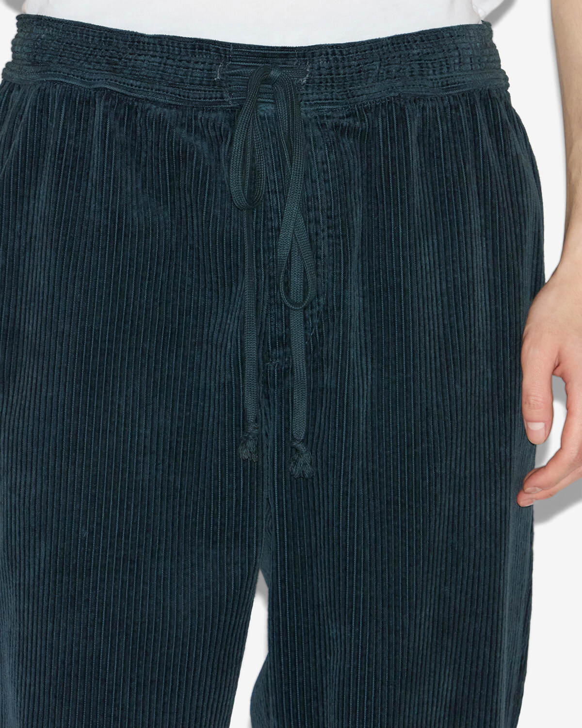 Pantaloni nirlen in velluto a coste - Storm blue - Man - 2