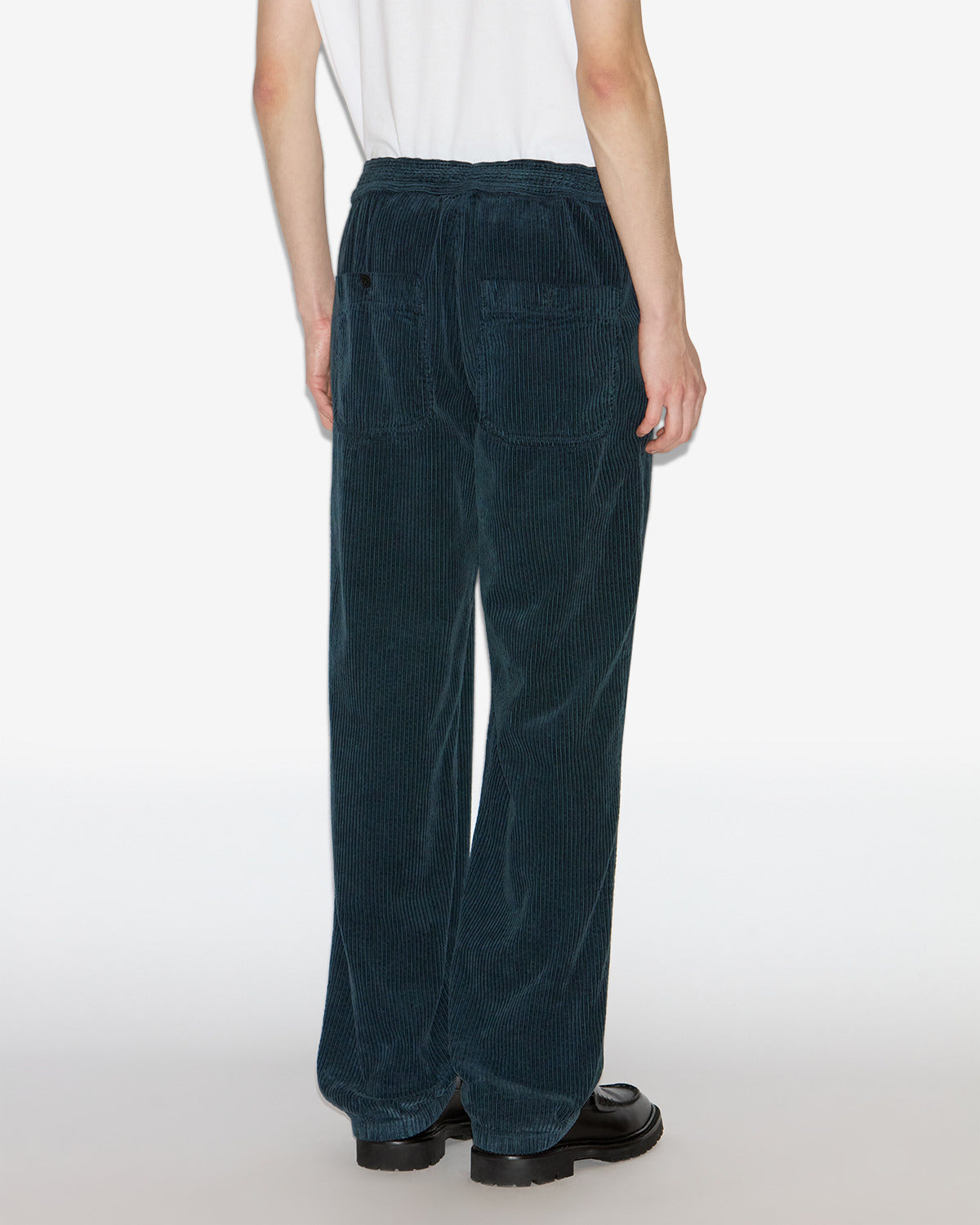 Pantaloni nirlen in velluto a coste - Storm blue - Man - 4