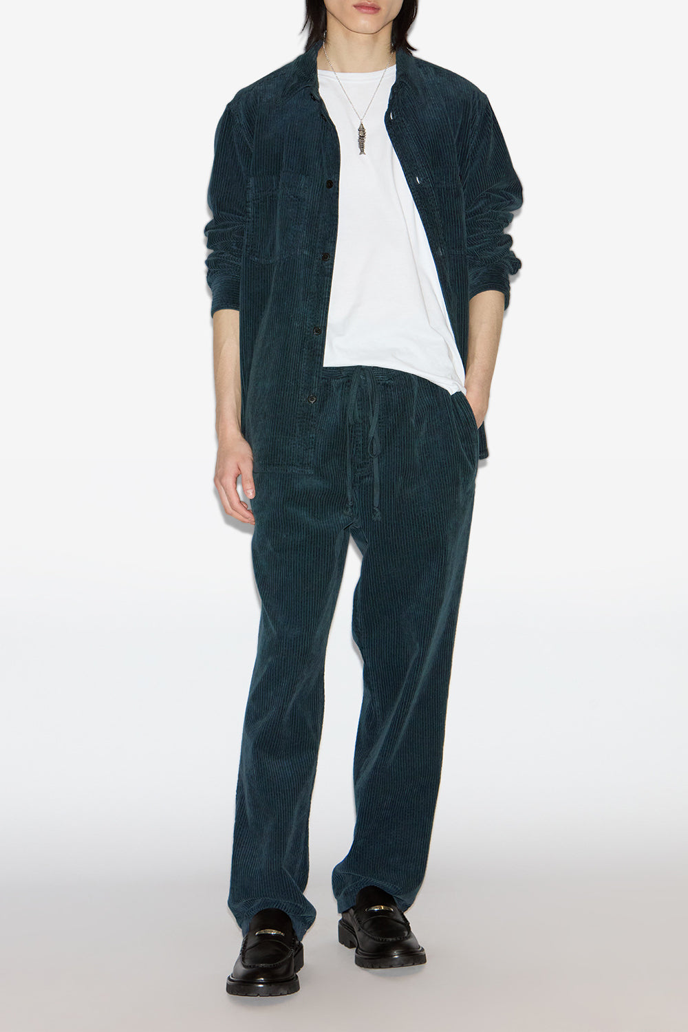 Pantalon nirlen en velours côtelé - Storm bleu - Man - 2