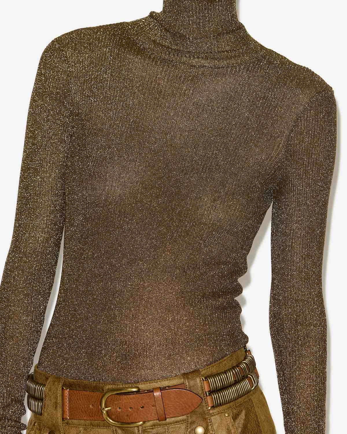 Jaelis sweater Woman Dark khaki 2