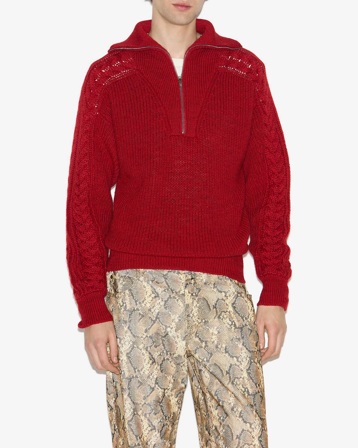 Maglione lenz Man Rosso 5