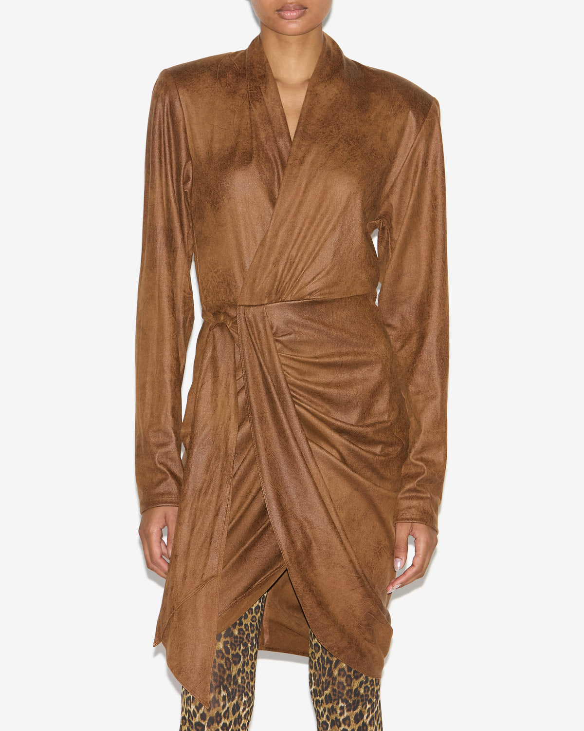 Robe aleora Woman Cognac 5