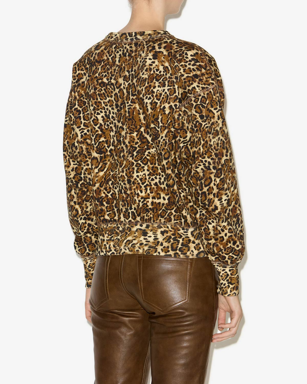 Sweatshirt shad Woman Leopard 4