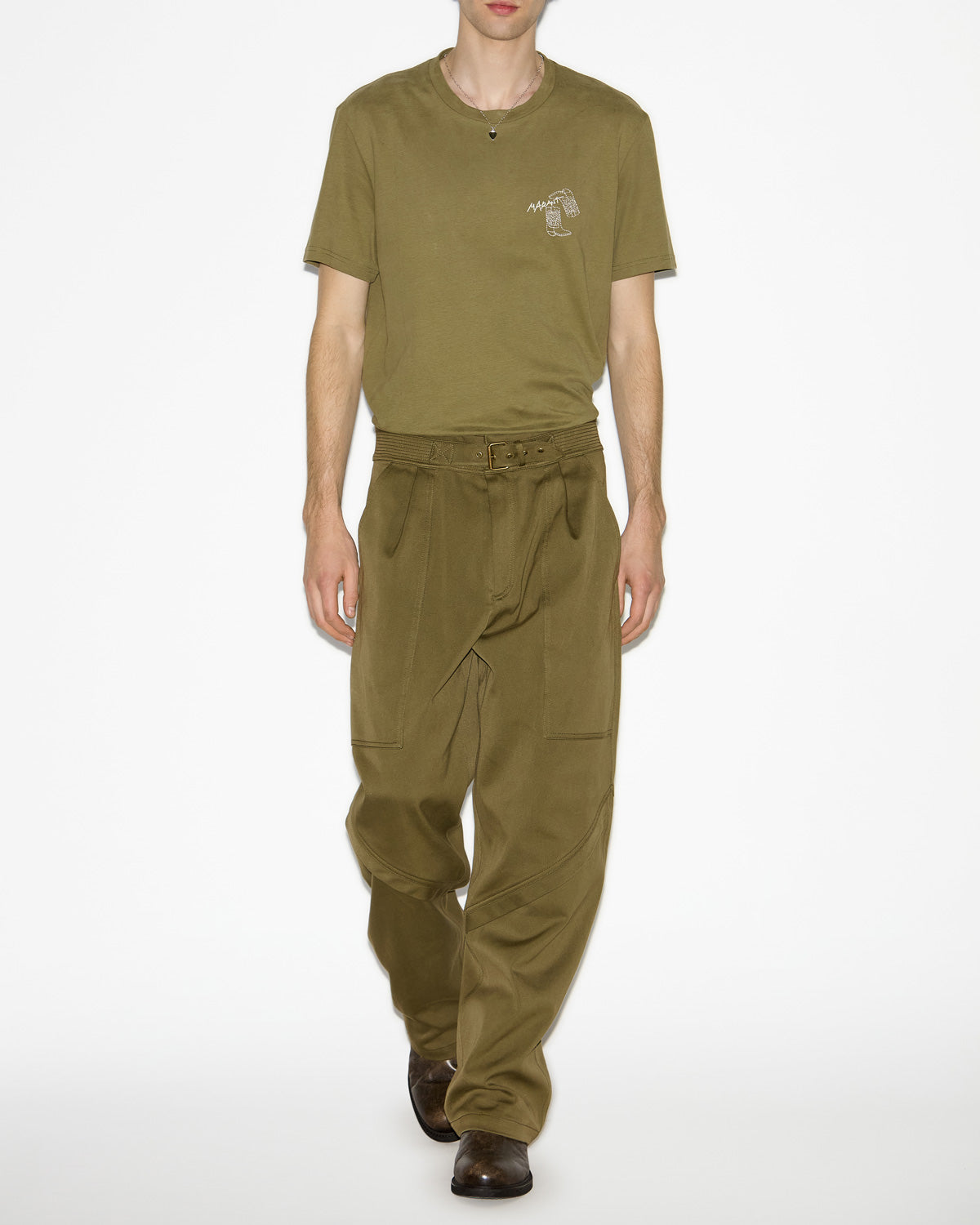 Honore t-shirt Man Khaki 4