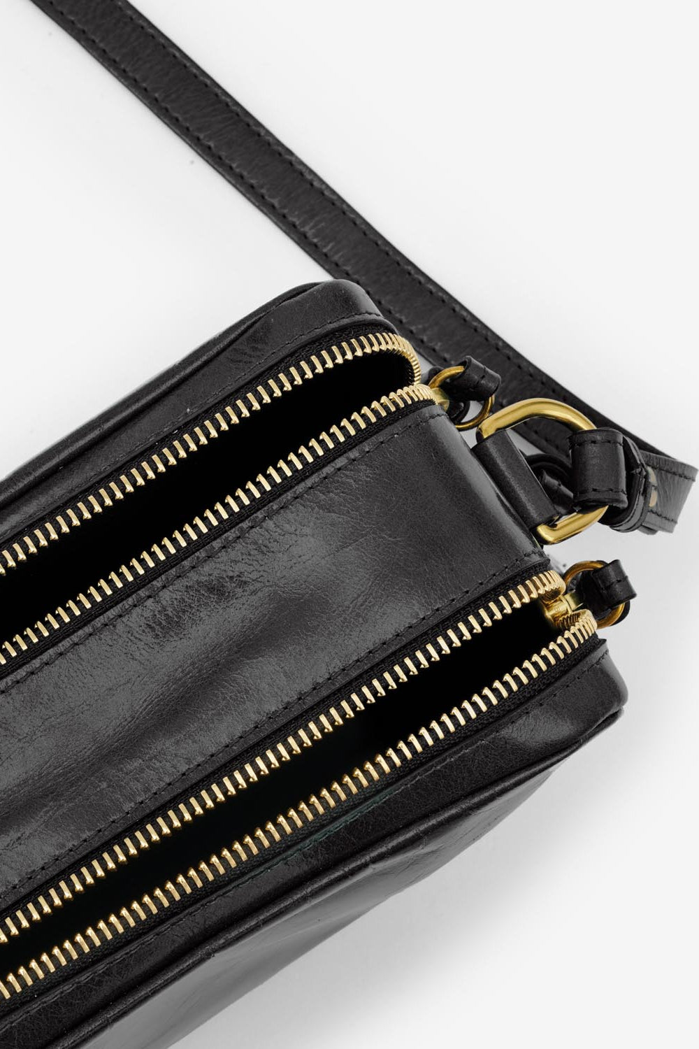 Bolso de piel wardy camera - Negro - Woman - 6