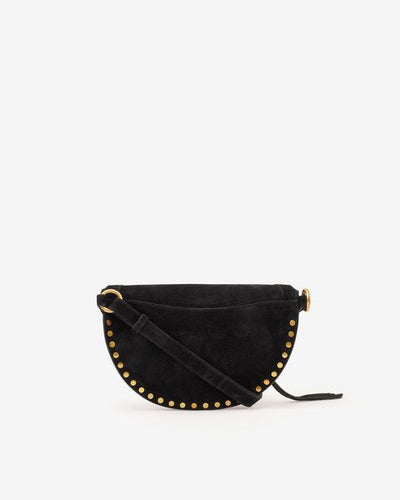 Skano suede leather belt bag - Black - Woman - 4