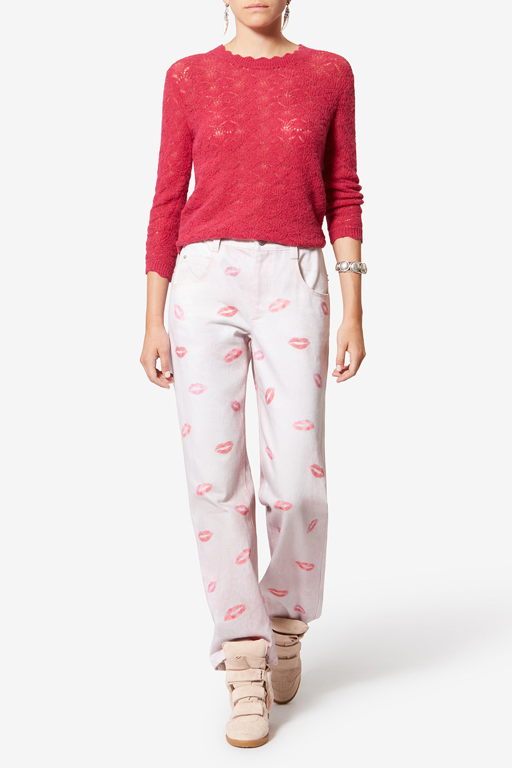 Baskets bekett en cuir - Rose pâle-pêche - Woman - 6