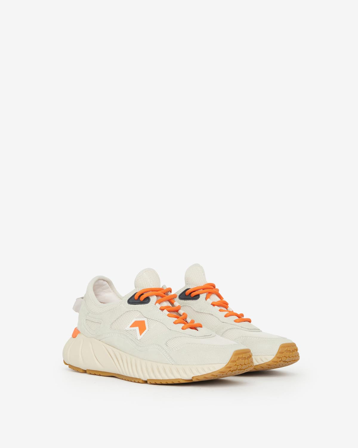 Ewie sneakers Woman Ecru-orange 3