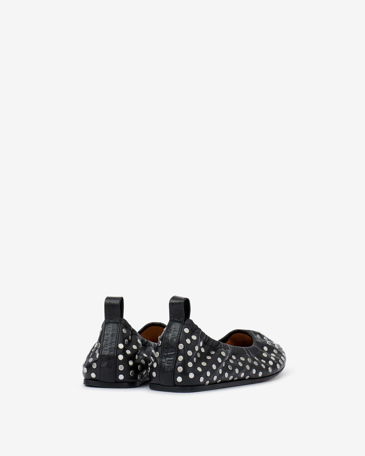 Belna leather ballet flats - 검은색 - Woman - 2