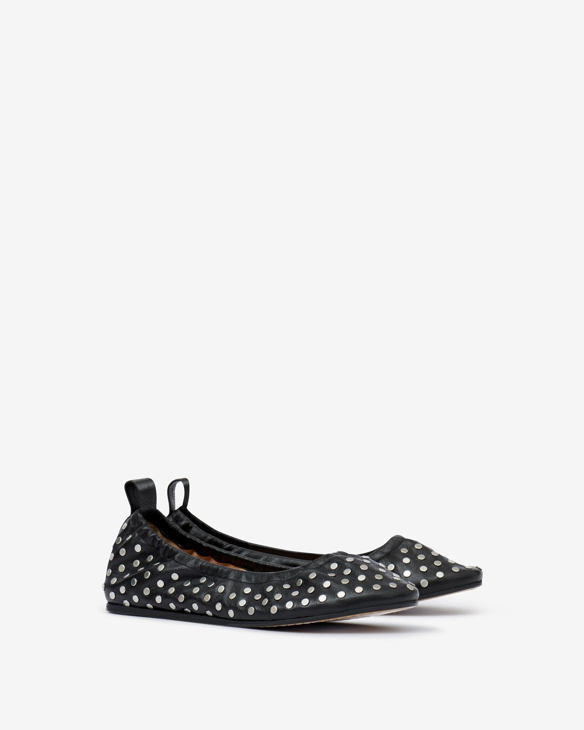 Belna leather ballet flats - 검은색 - Woman - 5