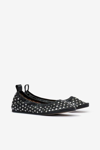 Belna leather ballet flats - 黒 - Woman - 3