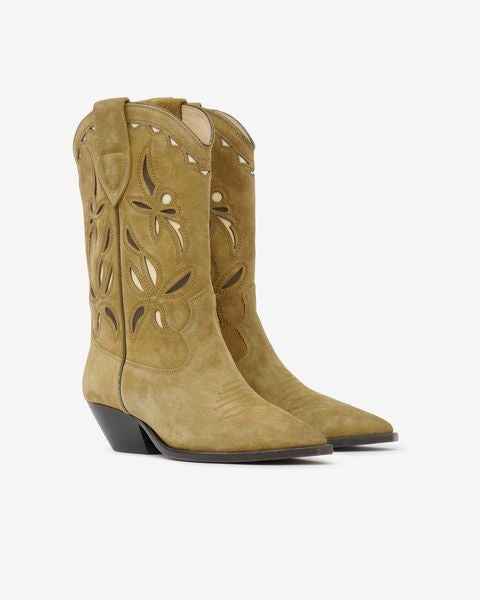 Duerto cowboy boots Woman Taupe-khaki 9