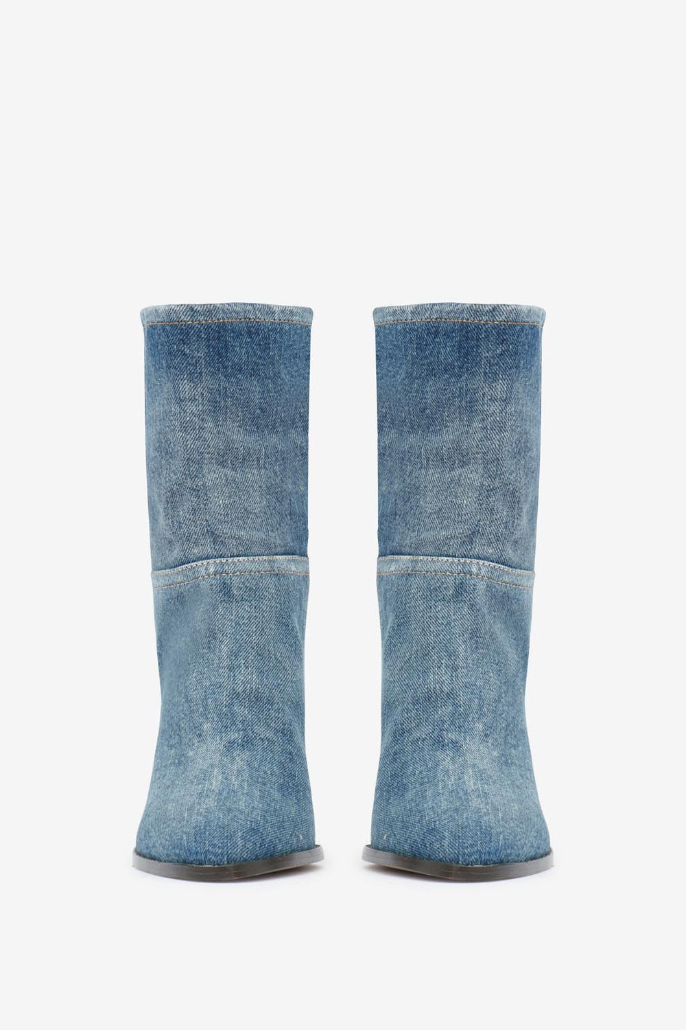 Rouxa suede ankle boots - Washed blue - Woman - 4