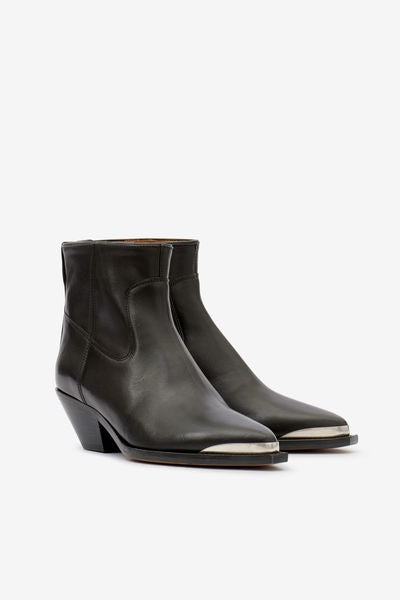 Boots en cuir adnae - Noir - Woman - 9