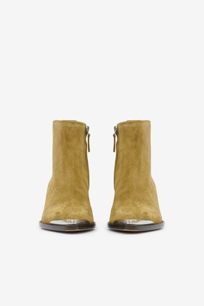 Boots en cuir adnae - Taupe - Woman - 7