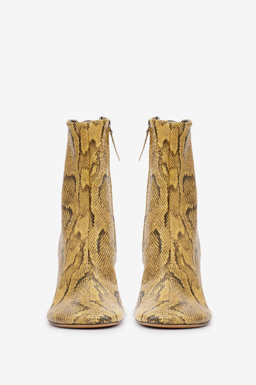 Stivaletti in morbida pelle con tacco alto - Naturale - Woman - 4