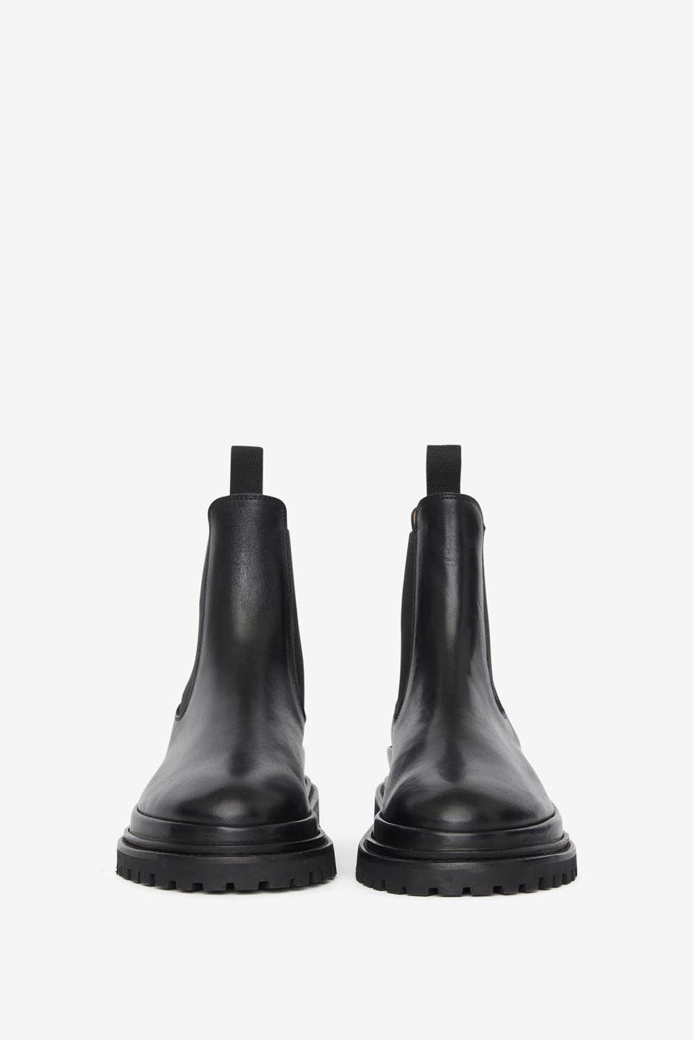 Bottines rangers en cuir ceilee - Noir - Woman - 4