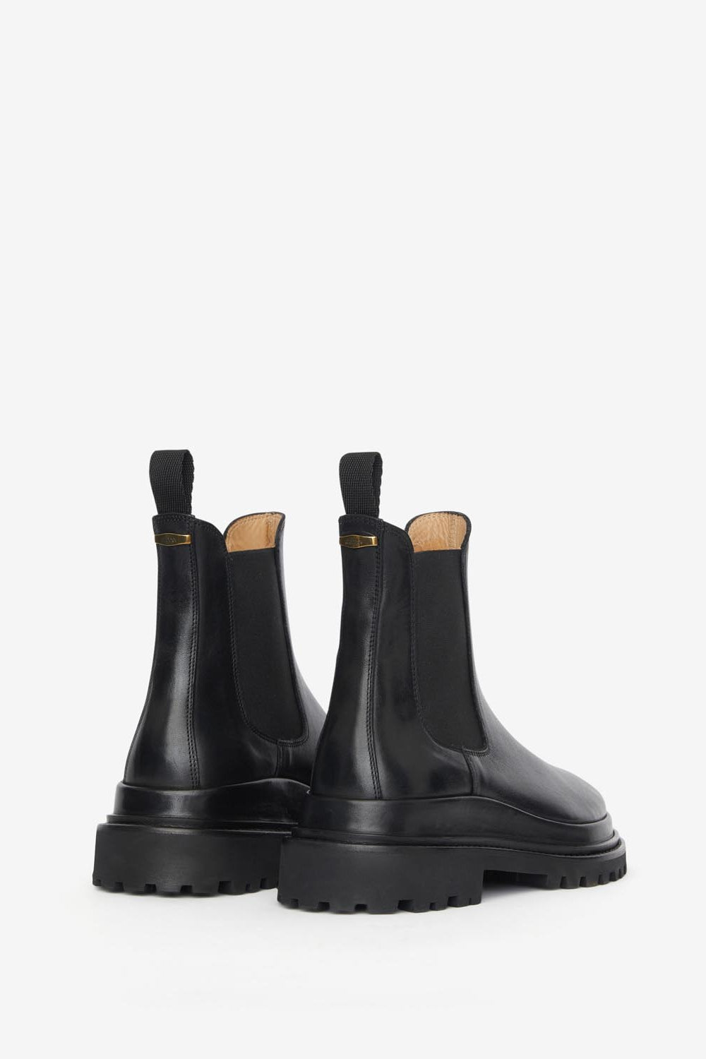 Bottines rangers en cuir ceilee - Noir - Woman - 2