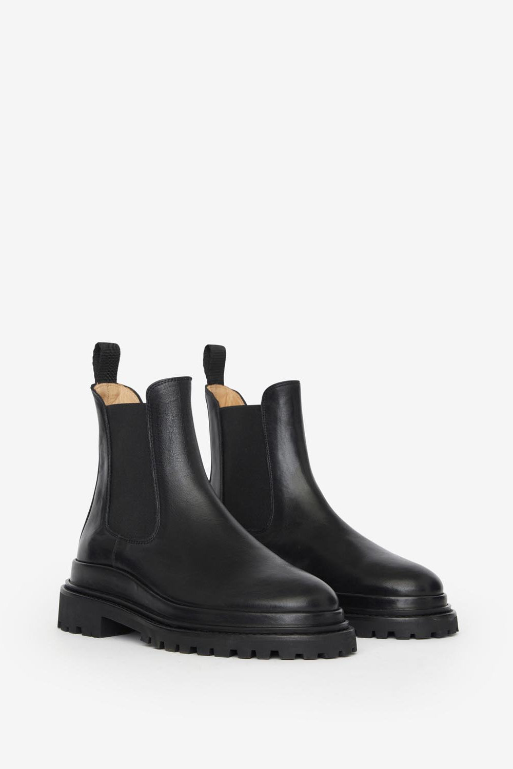 Bottines rangers en cuir ceilee - Noir - Woman - 3