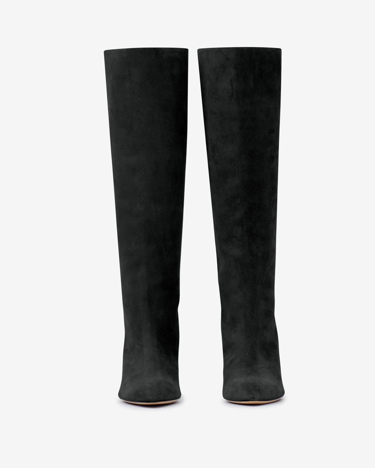 Laspi suede leather boots - 검은색 - Woman - 4