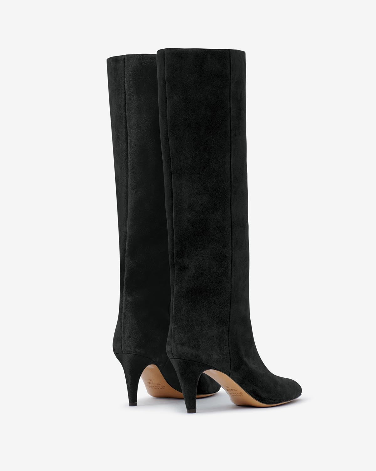 Laspi suede leather boots - 검은색 - Woman - 2