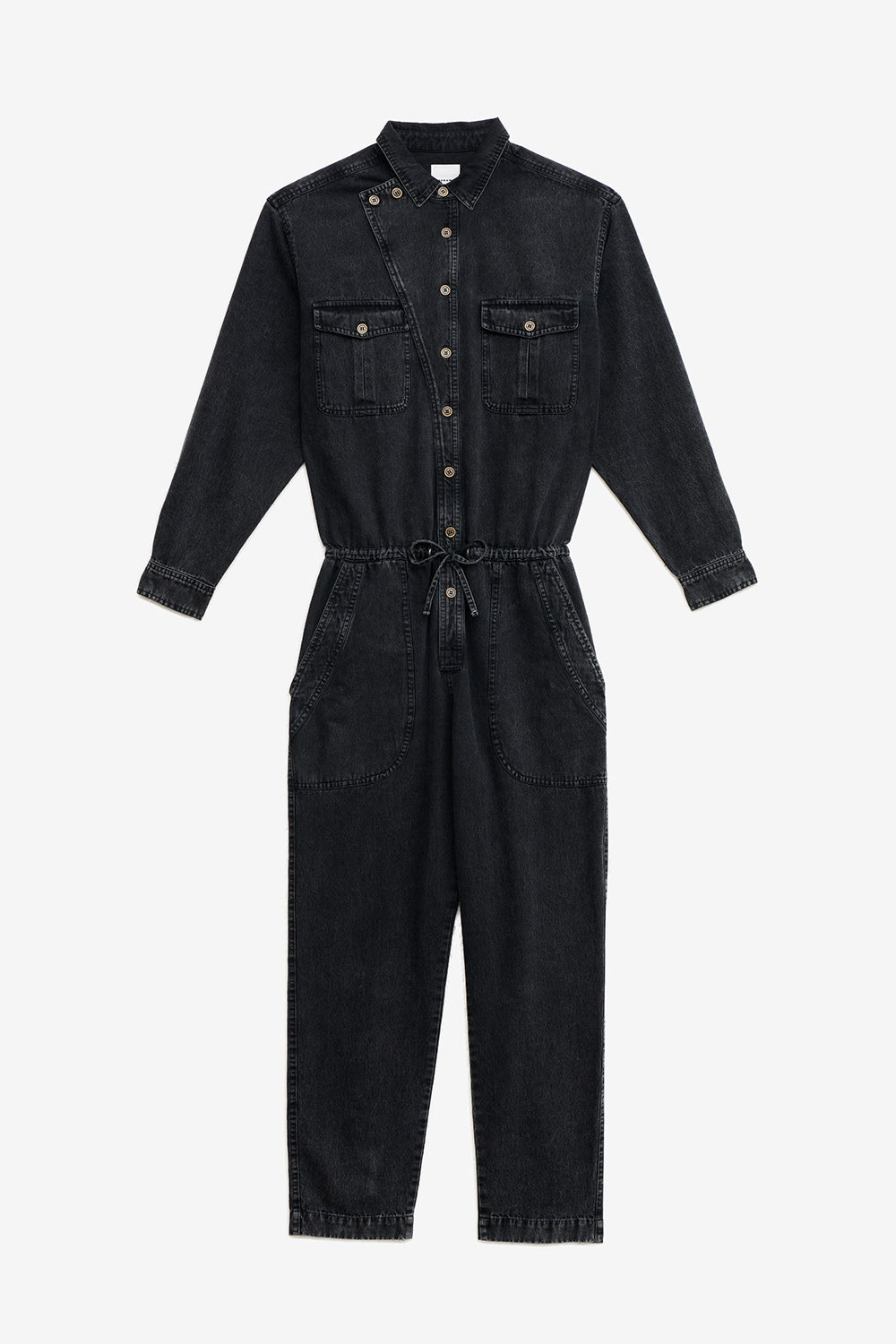 Combinaison chelby en chambray - Vintage black - Man - 1