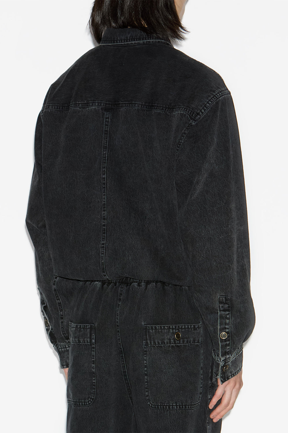 Combinaison chelby en chambray - Vintage black - Man - 5