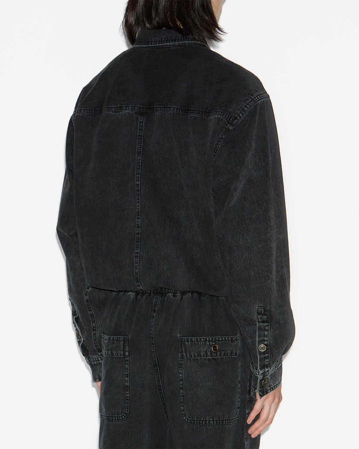 Chelby chambray jumpsuit - Vintage black - Man - 4