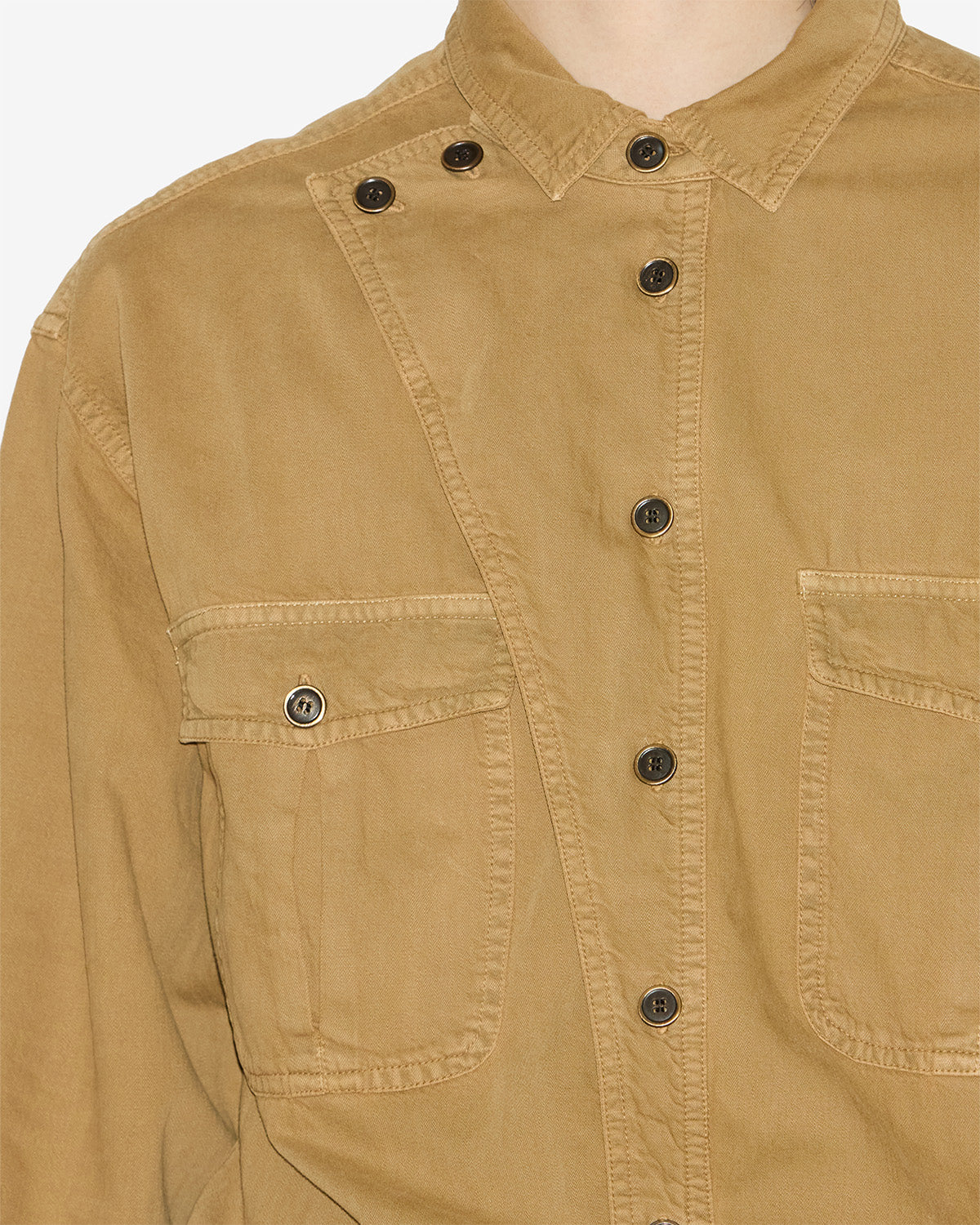 Jumpsuit chelby aus chambray - Bronze - Man - 2