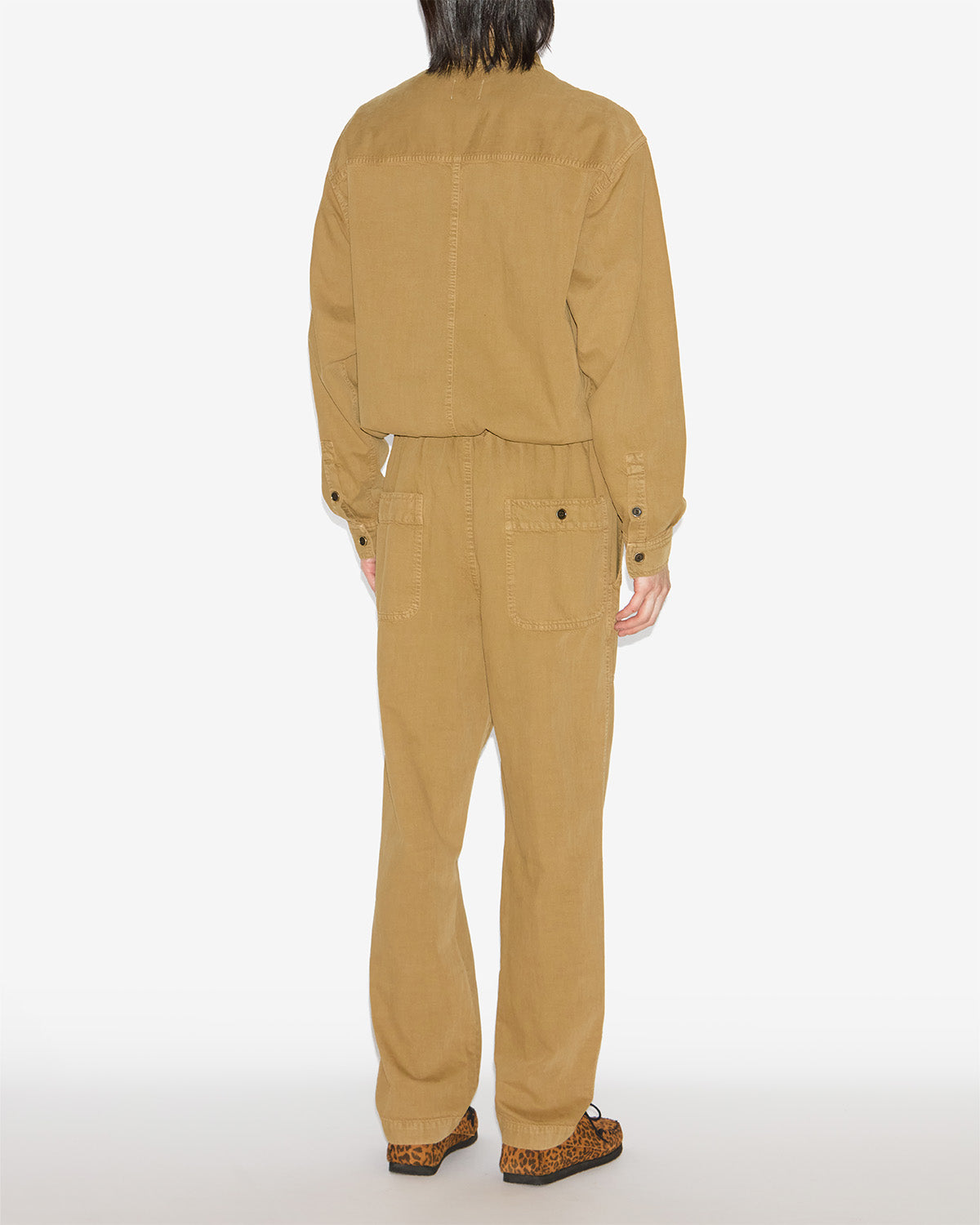 Jumpsuit chelby aus chambray - Bronze - Man - 3