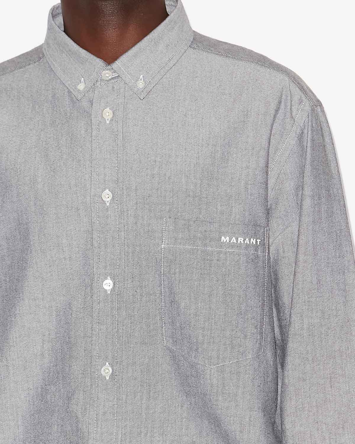 Jasolo shirt Man Anthracite 2