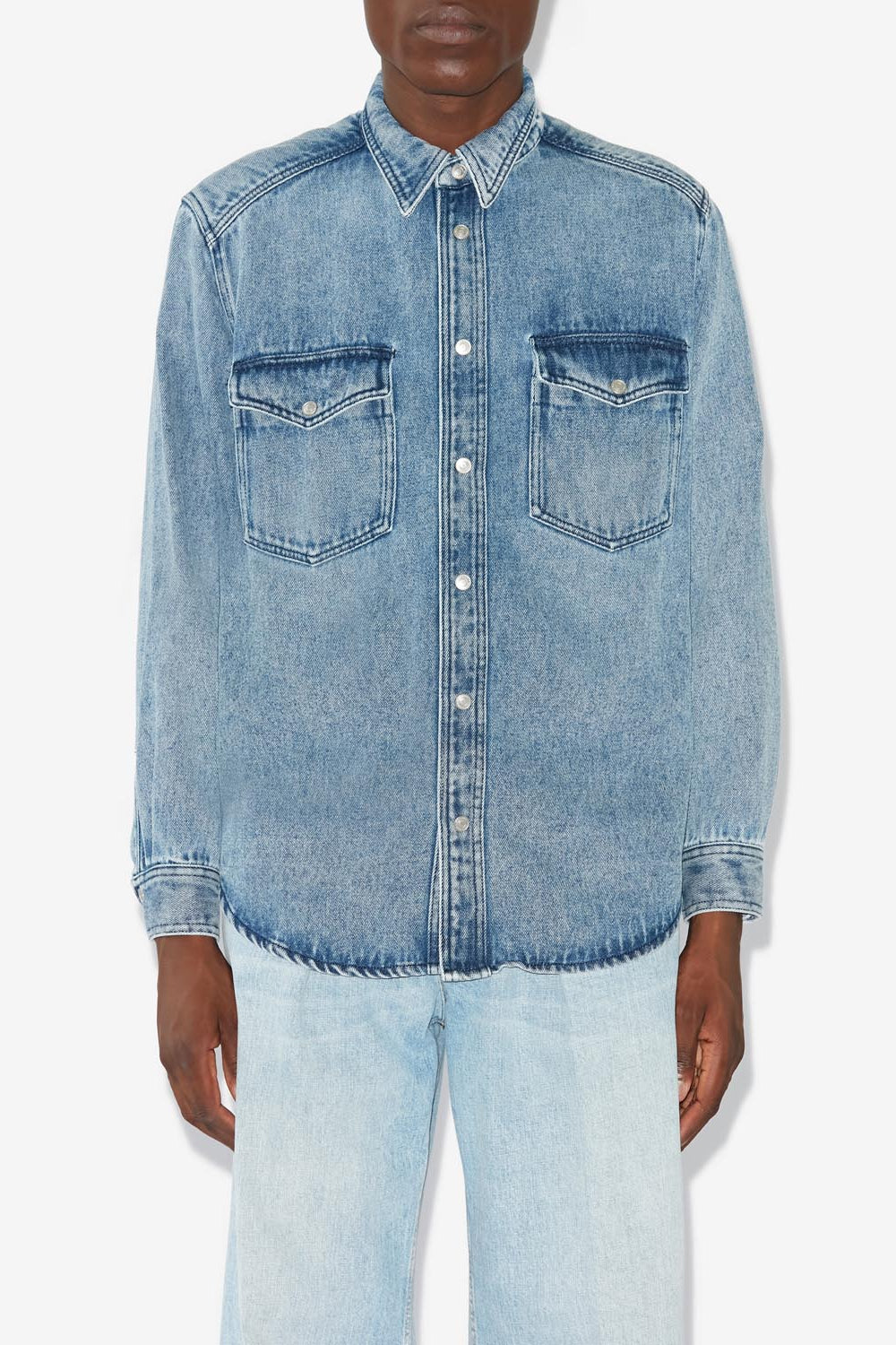 Hemd tailly - Hellblau - Man - 4