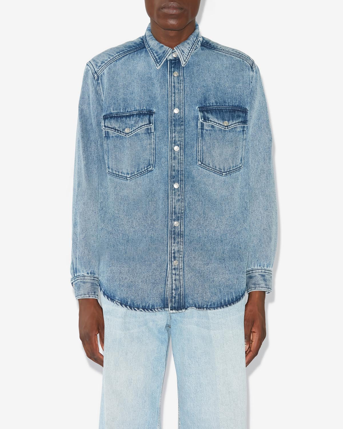 Hemd tailly - Hellblau - Man - 3