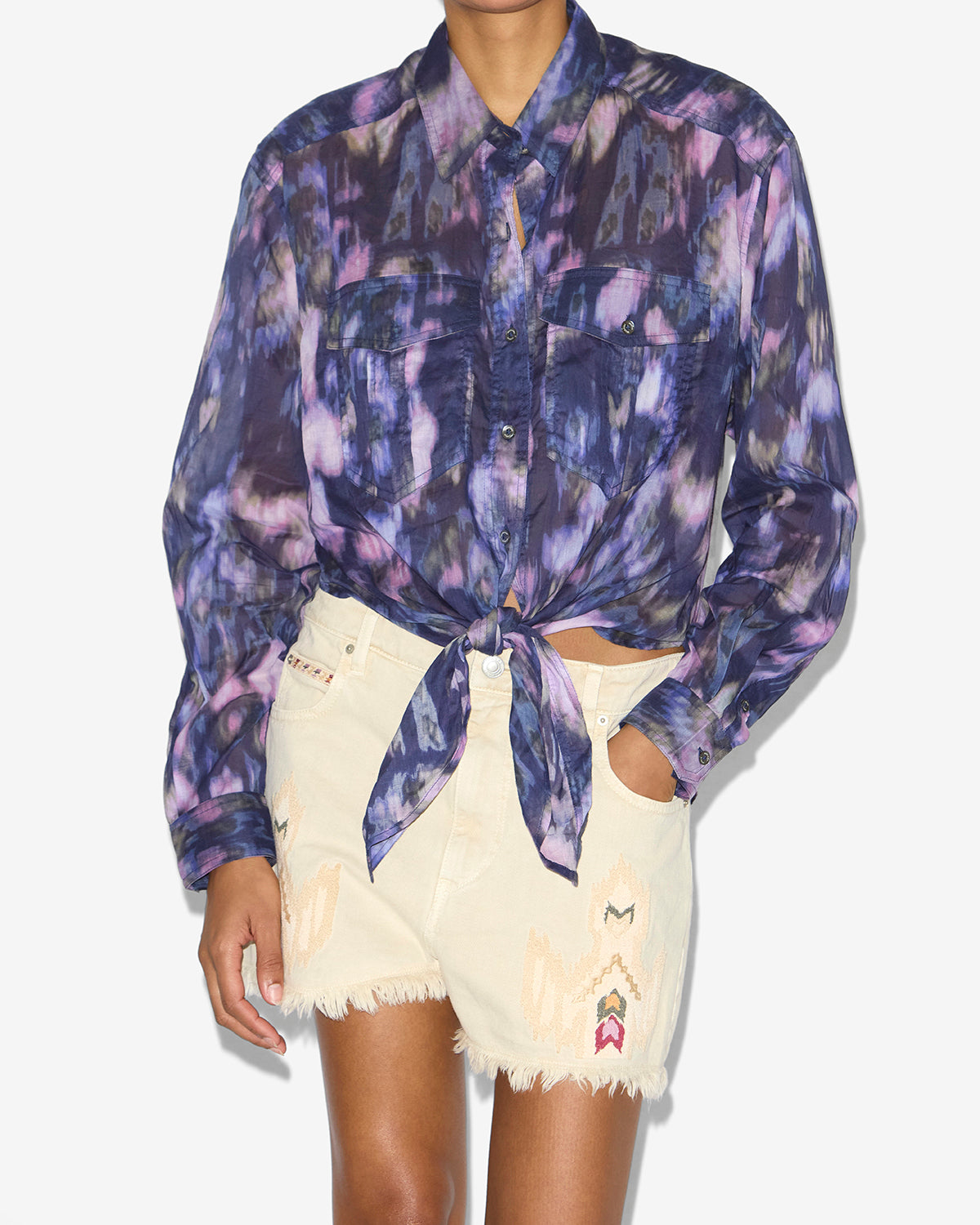 Camicia nath Woman Purple-lilac 5