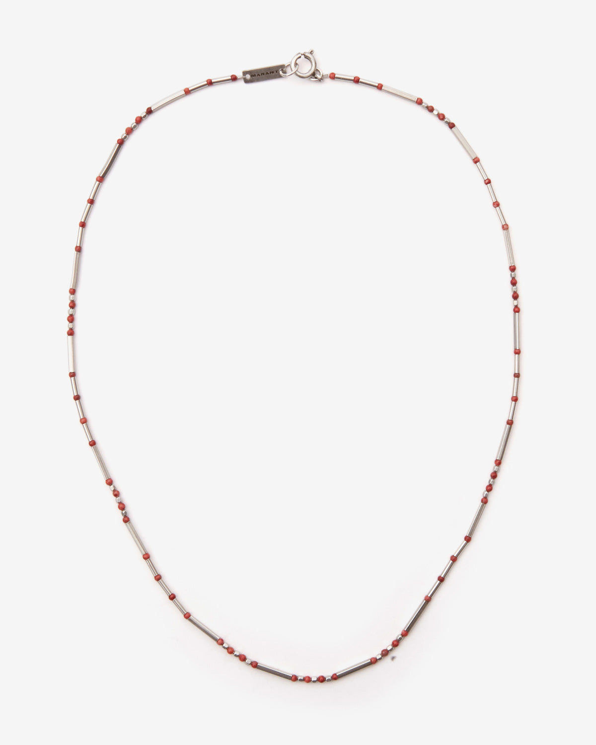 Collana sergio Man Red-silver 1