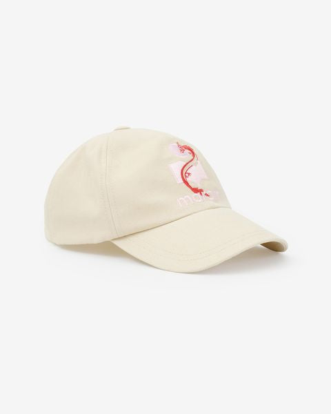 Tyron logo cap Woman Ecru 3