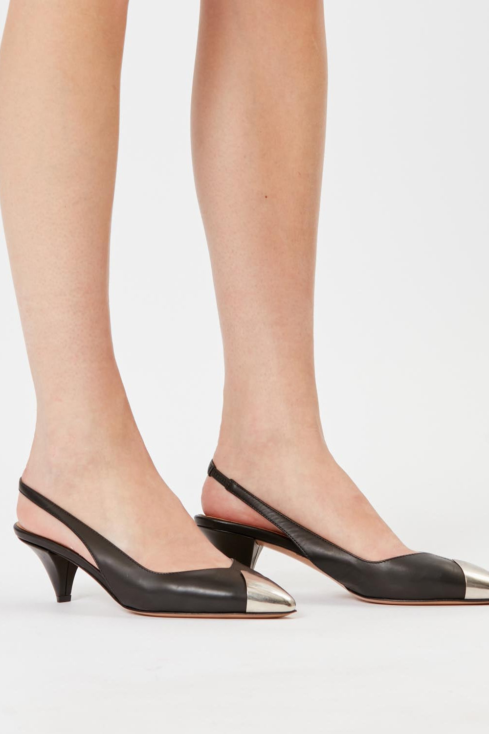Elina smooth leather pumps - 검은색 - Woman - 2