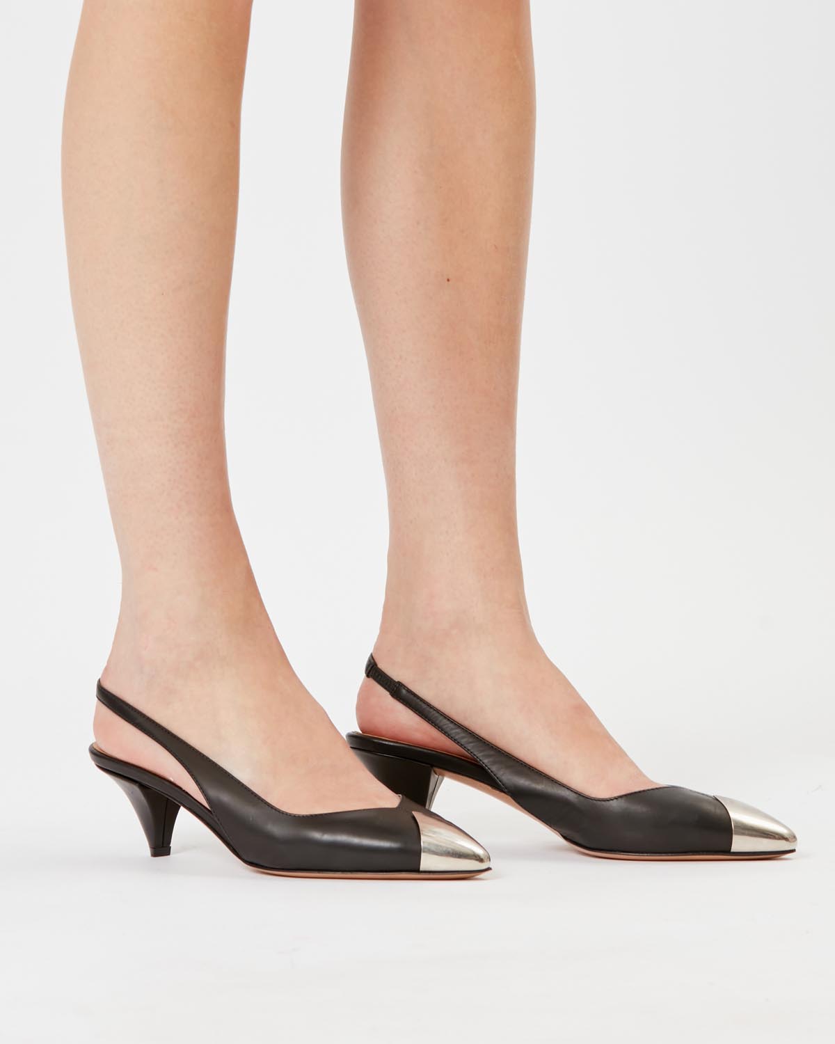 Elina smooth leather pumps - 검은색 - Woman - 2